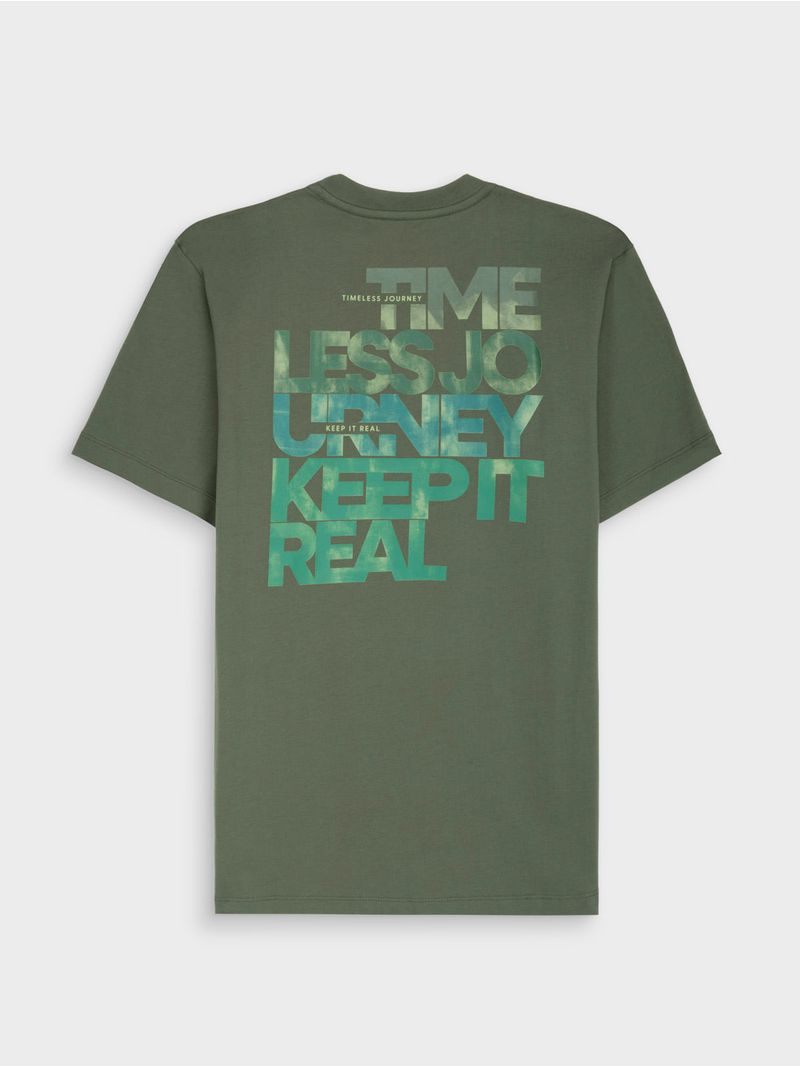Camiseta en Algodón Tipo Jersey para Hombre 45510