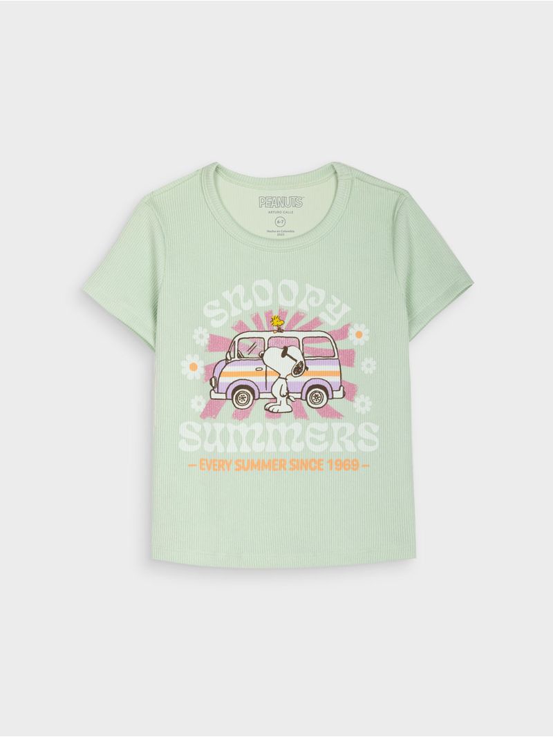 Camiseta Snoopy para Niña 14958