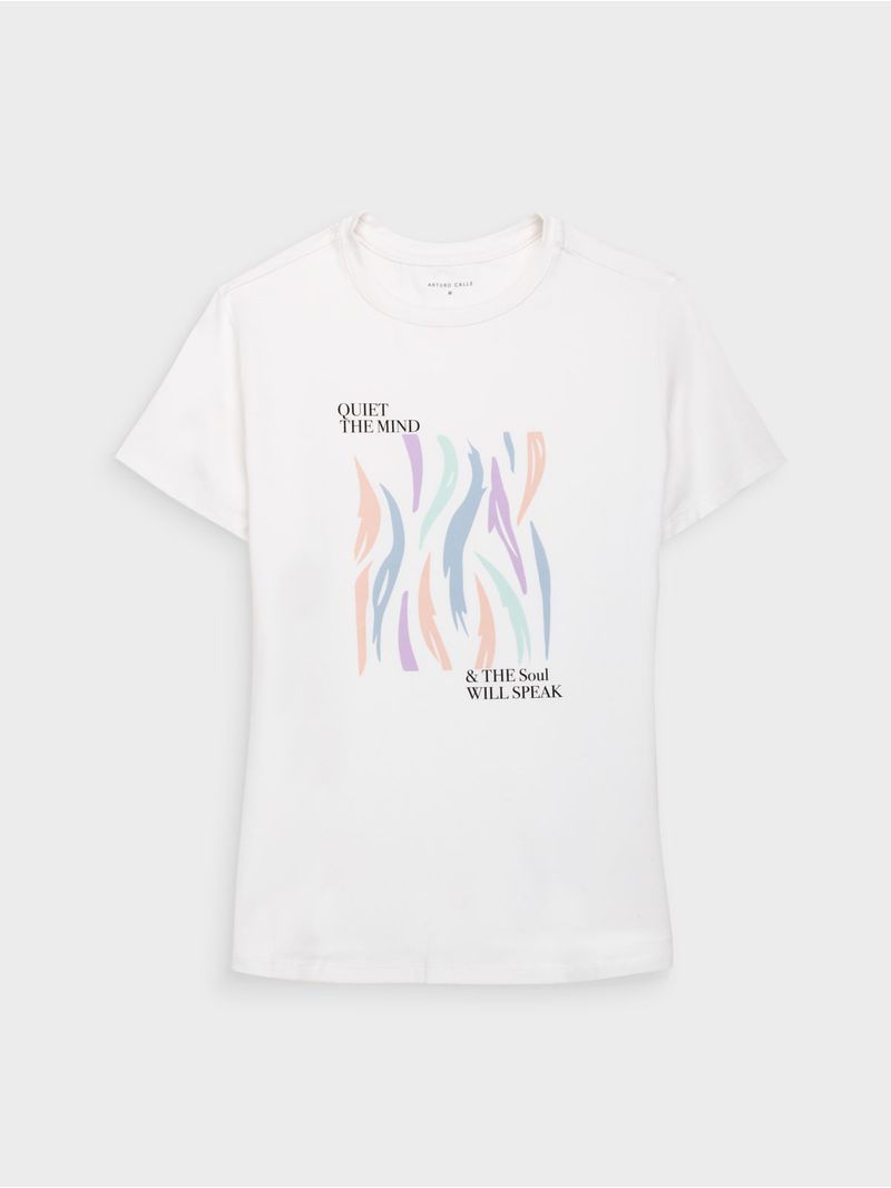 Camiseta Estampada para Mujer 47438