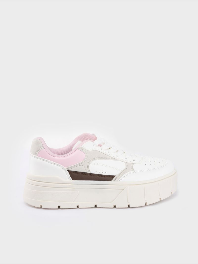 Tenis Cómodos con Plataforma Baja para Mujer 05437