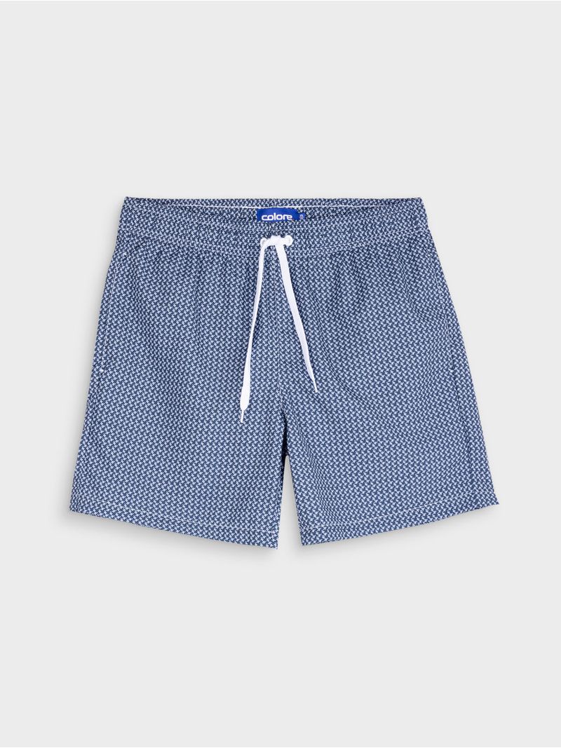 Pantaloneta de Baño Estampada para Hombre 12504