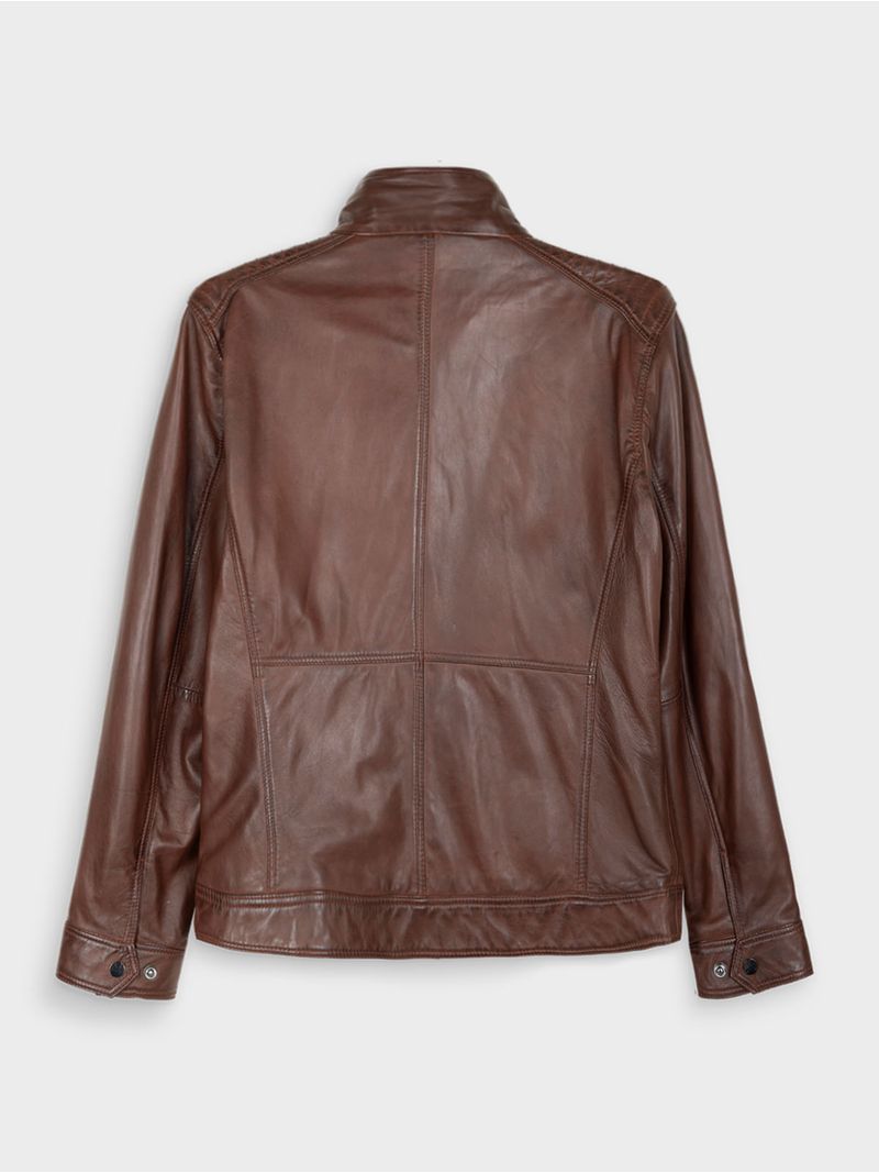 Chaqueta de Cuero de Cordero para Hombre 38593