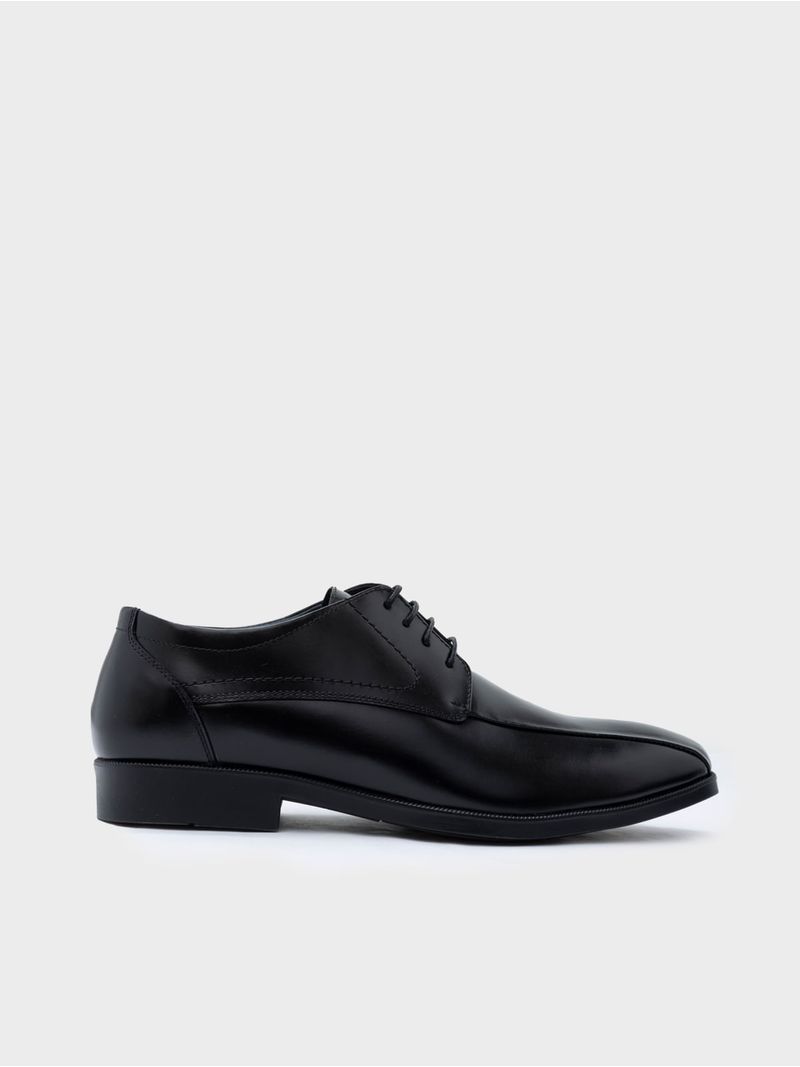 Zapato Formal con Doble Corte Paralelo Cosido Y Vuelto en La Puntera 42490