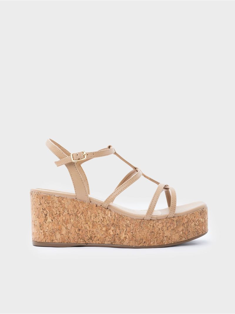 Sandalia en Cuero para Mujer 43041