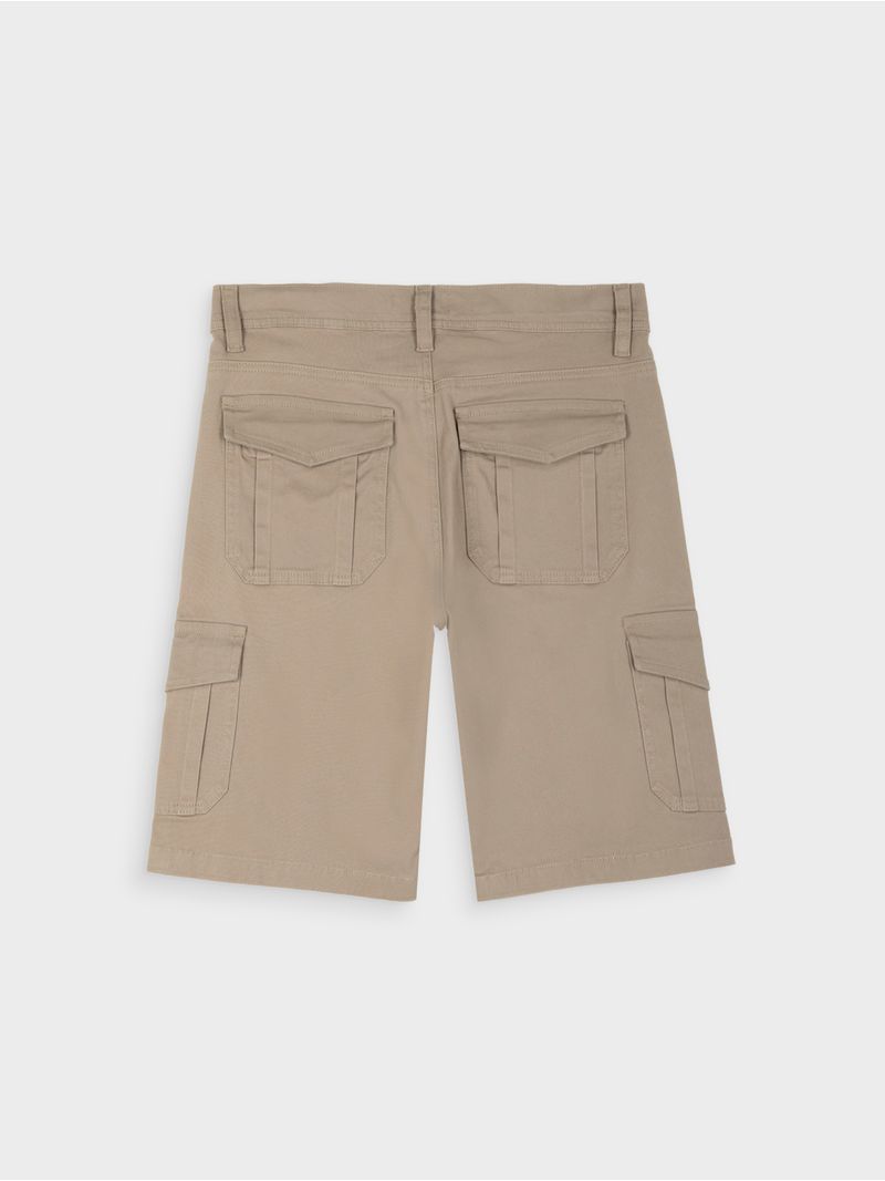 Bermuda Cargo Unicolor para Hombre 12849