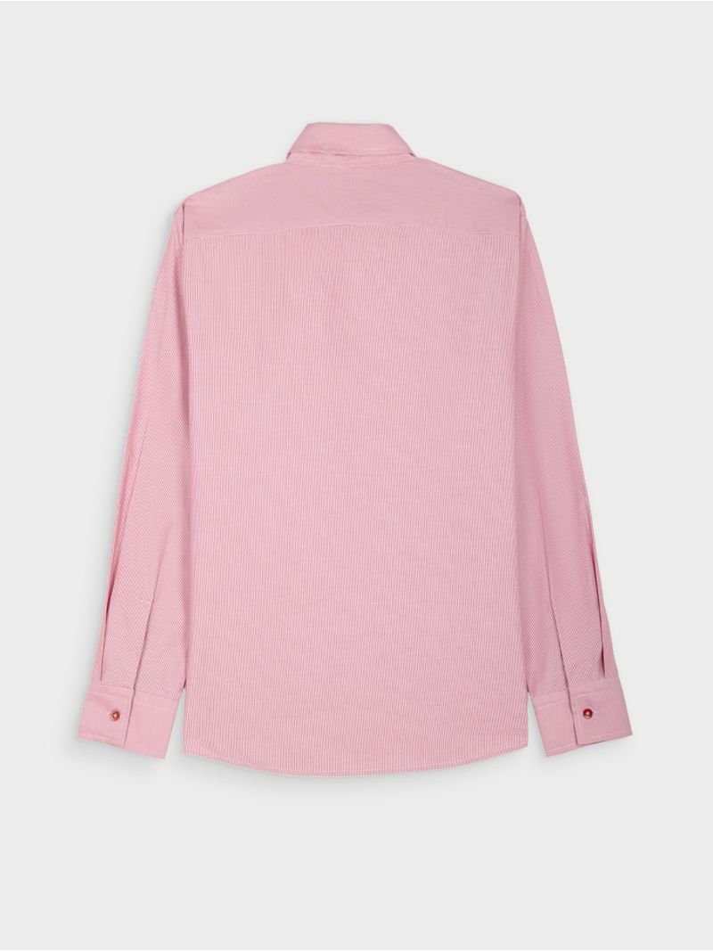 Camisa Casual de Rayas Manga Larga para Hombre 13097