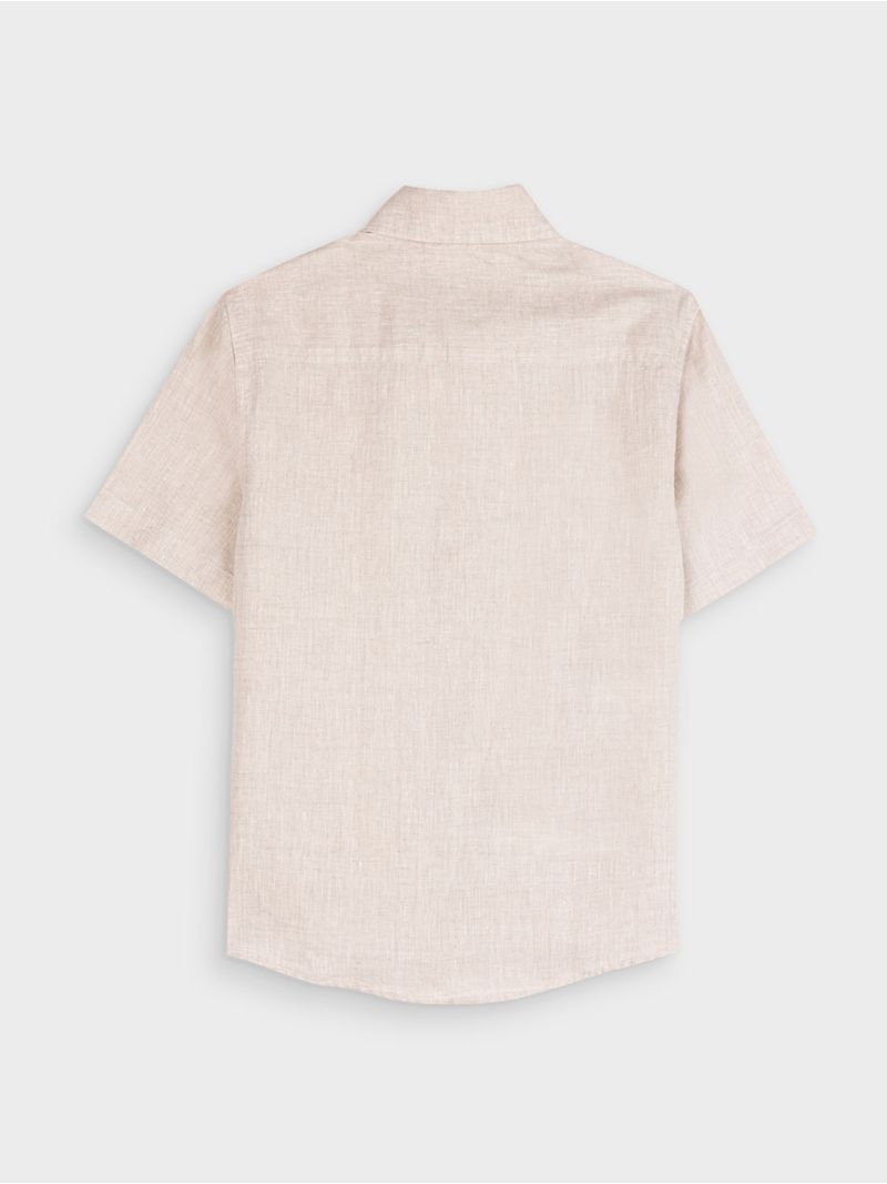 Camisa Unicolor Manga Corta para Niño 14553