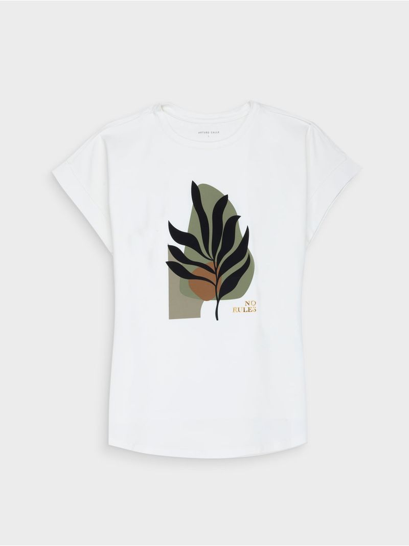Camiseta Estampada para Mujer 44498