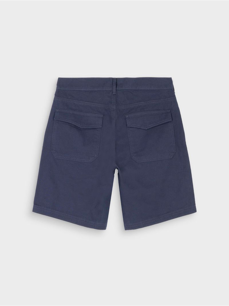 Bermuda Unicolor Regular Fit Para Hombre 38399