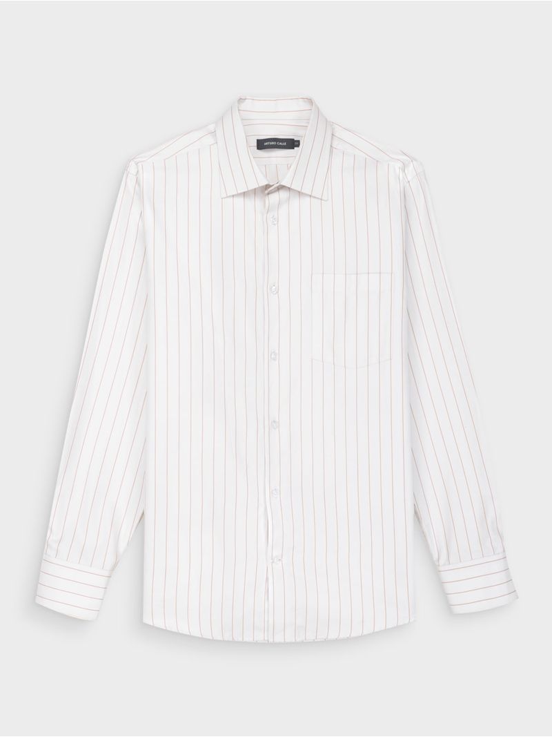 Camisa en Algodón Semi Slim Fit para Hombre 44441