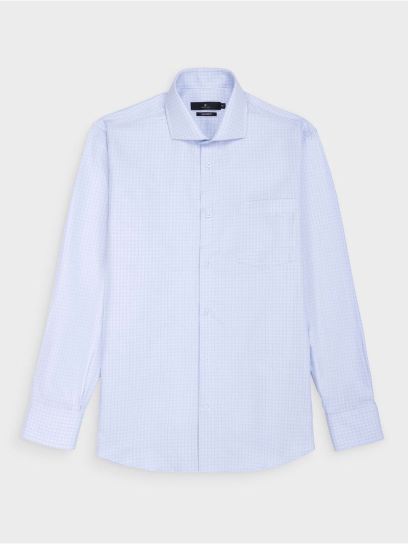 Camisa en Algodón Silueta Semi Slim Fit para Hombre 46861