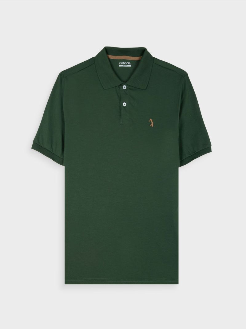 Polo Unicolor Jersey para Hombre 13717