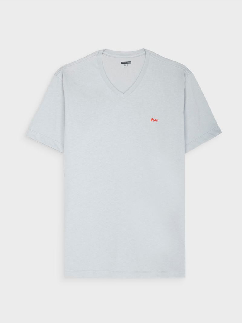 Camiseta Unicolor en Algodón para Hombre 44812