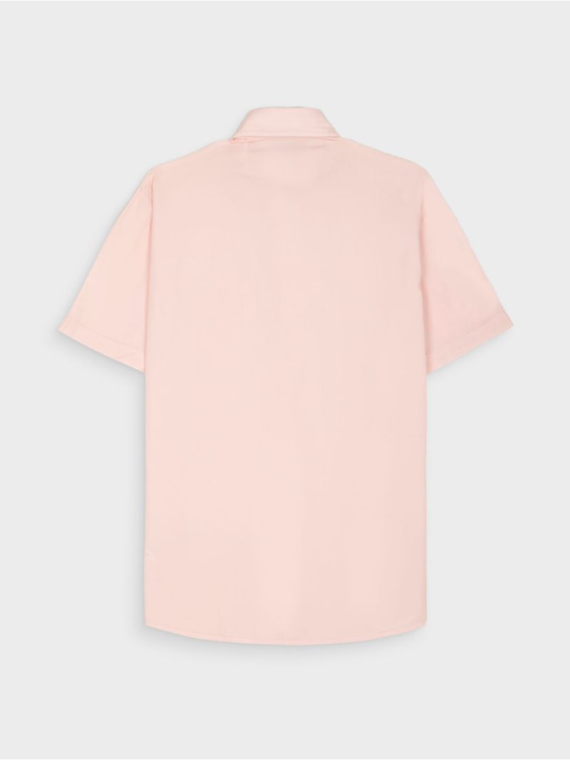 Camisa Unicolor Manga Corta para Hombre 12842