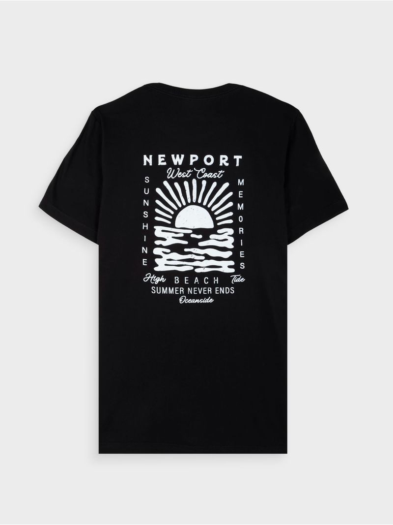 Camiseta Estampado Espalda para Hombre 13566