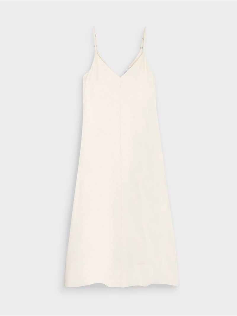Vestido de Tirantes Unicolor para Mujer 41516