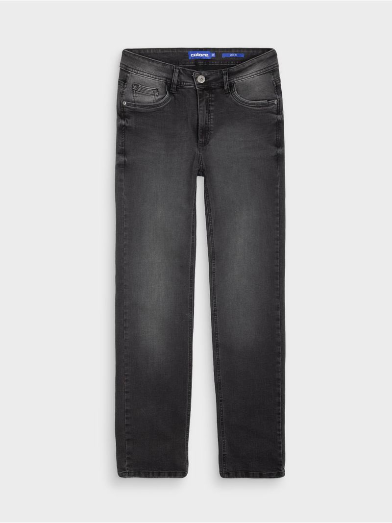 Jean Slim Fit Unicolor para Hombre 13197