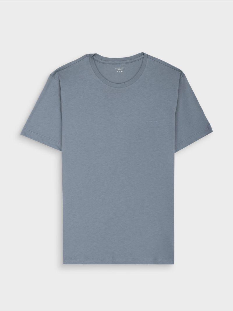 Camiseta Jersey Algodón Cuello V para Hombre 44892