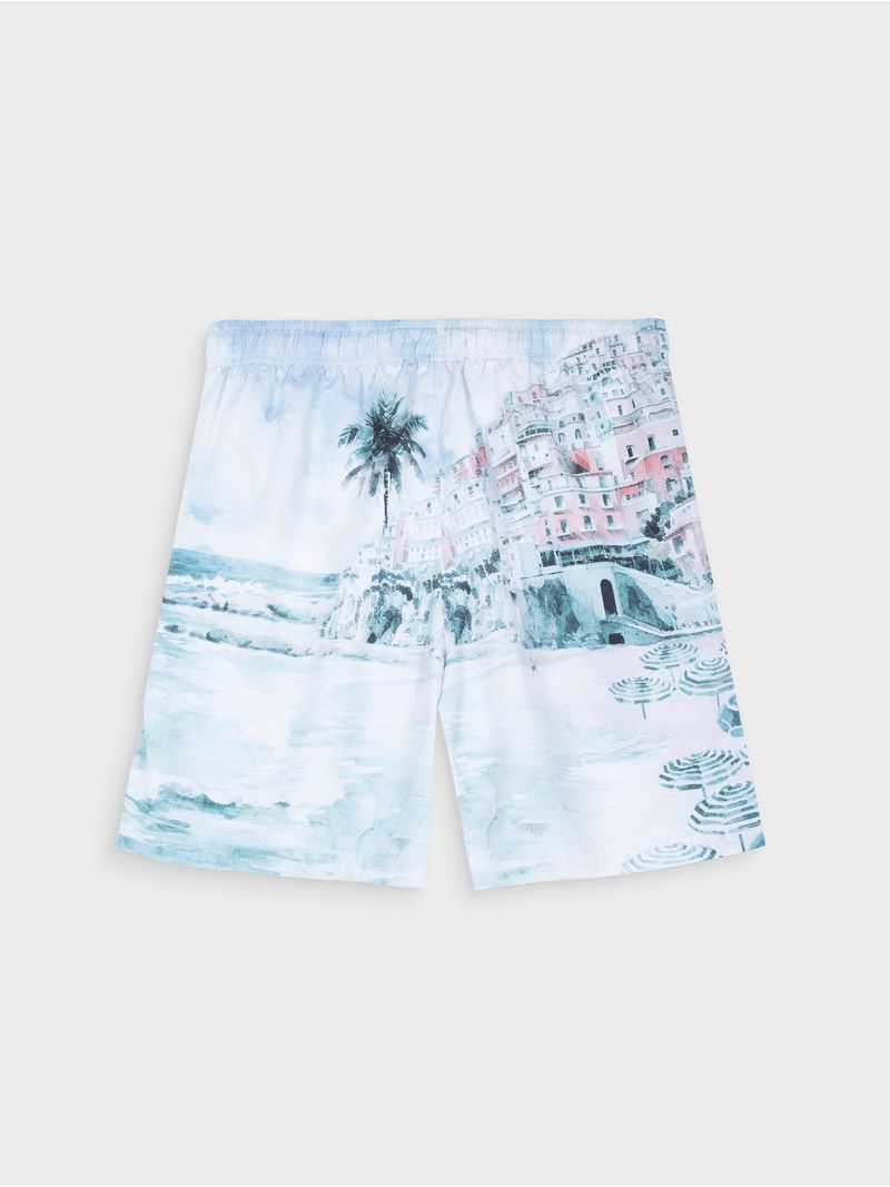Pantaloneta Estampada para Hombre 13547