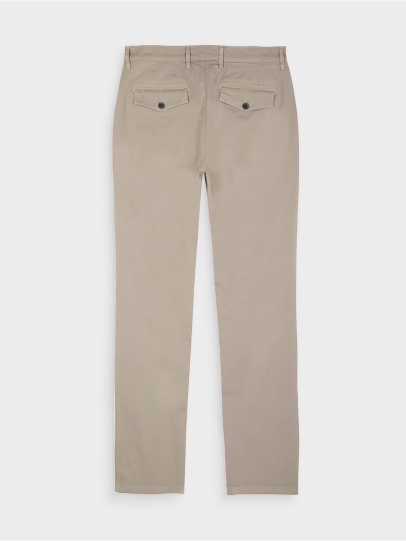 Pantalón Unicolor Regular Fit para Hombre 42343