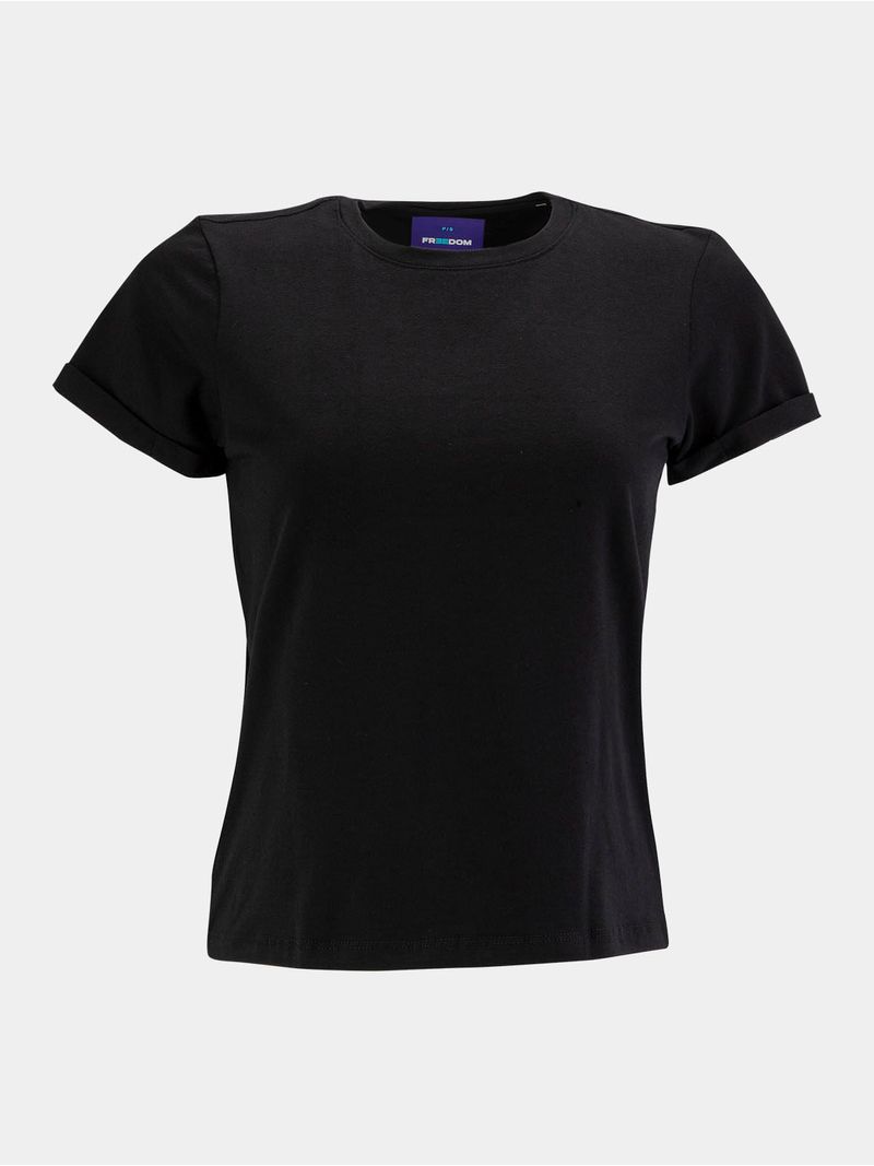 Camiseta Básica Cuello Redondo para Mujer 02463