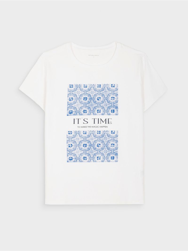 Camiseta Estampada para Mujer 40441