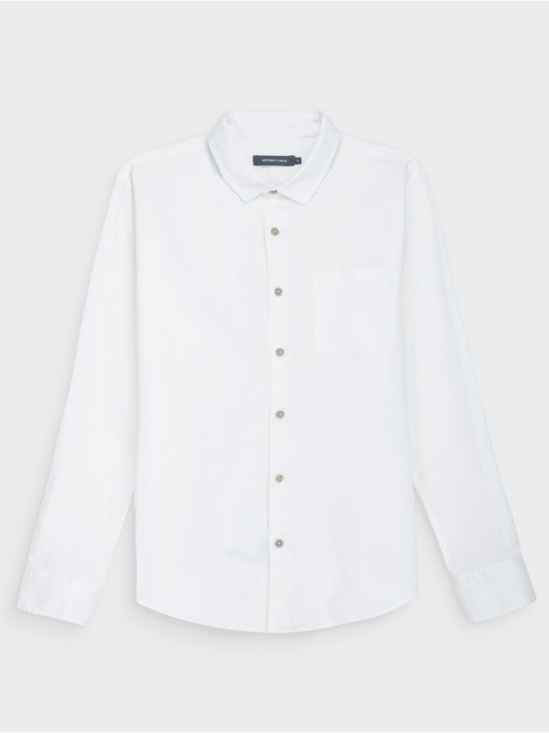 Camisa Lino y Algodón para Hombre 44959