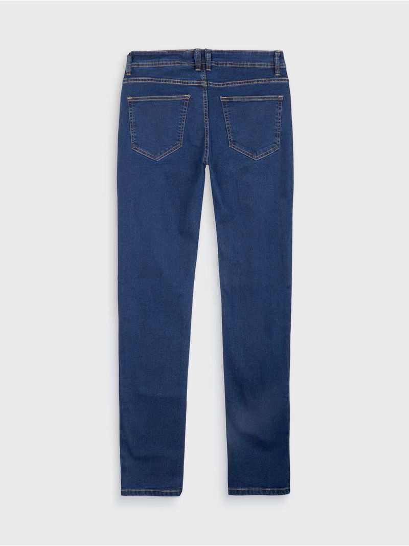 Jean Slim Fit Unicolor para Hombre 12606