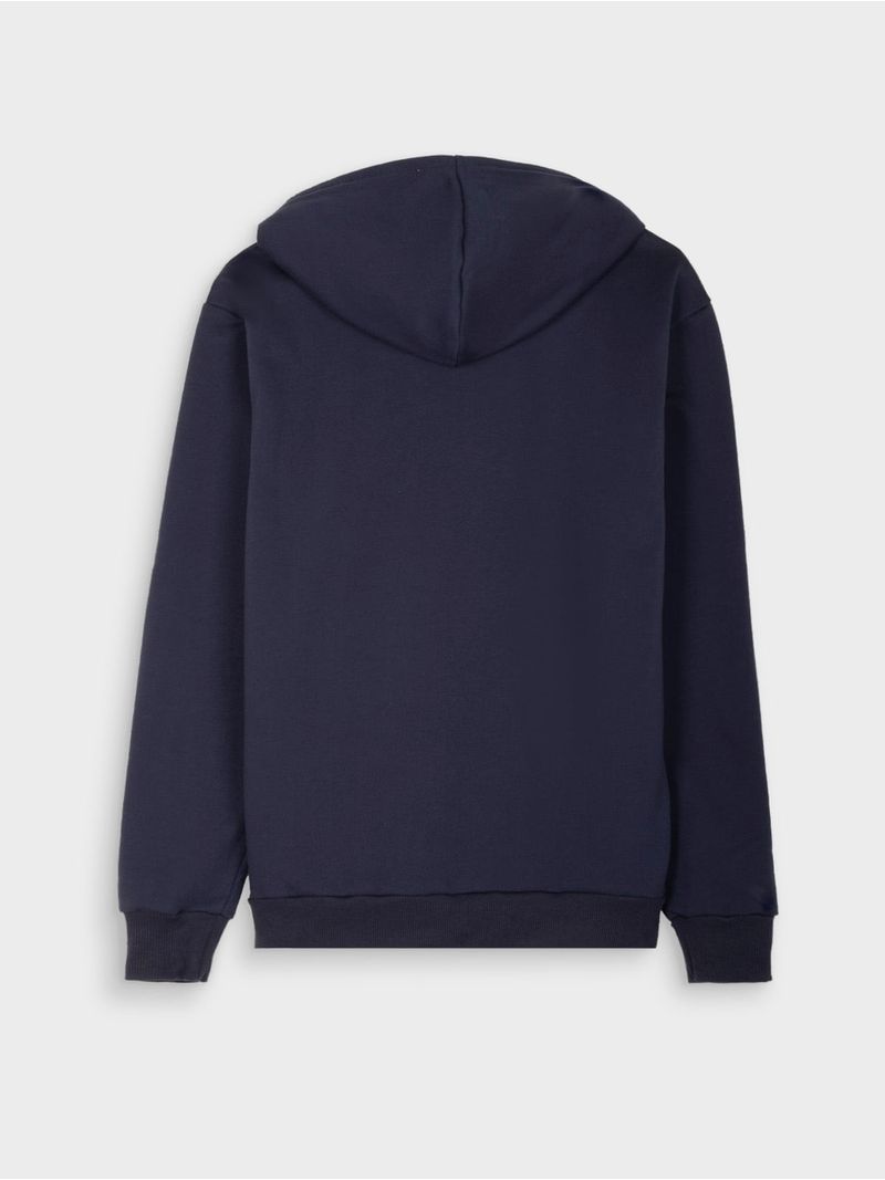 Buzo Unicolor con Estampado para Hombre 13504