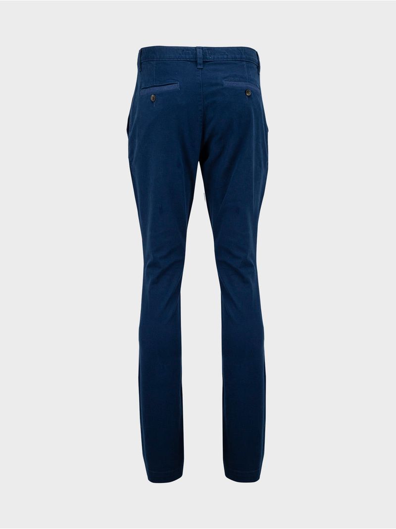 Pantalón Chino Slim Unicolor para Hombre 03688
