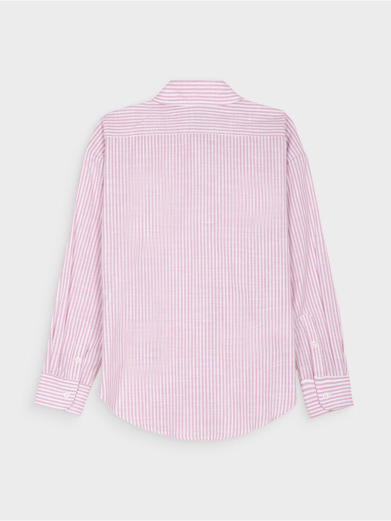 Camisa Manga Larga con Estampado A Rayas 40941