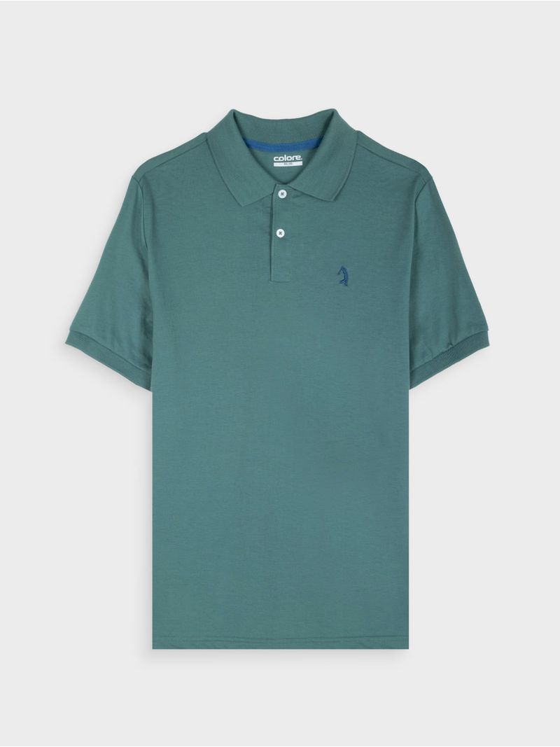 Polo Unicolor Jersey para Hombre 13575