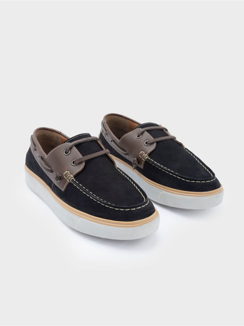Mocasín Casual con Cordón Estilo Náutico 42242