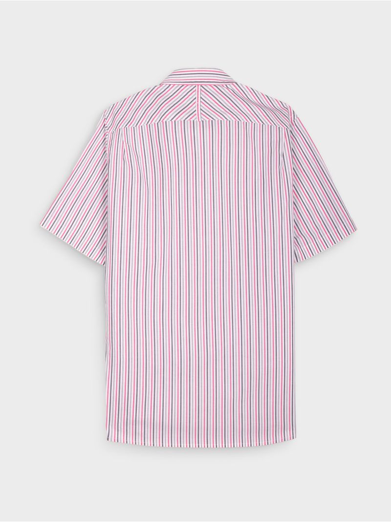 Camisa Rayas Manga Corta para Hombre 35156