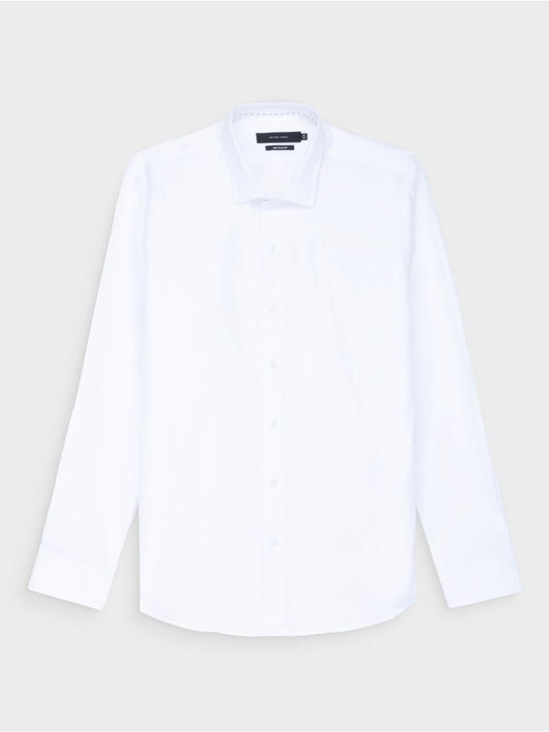 Camisa en Algodón Silueta Regular Fit para Hombre 46869