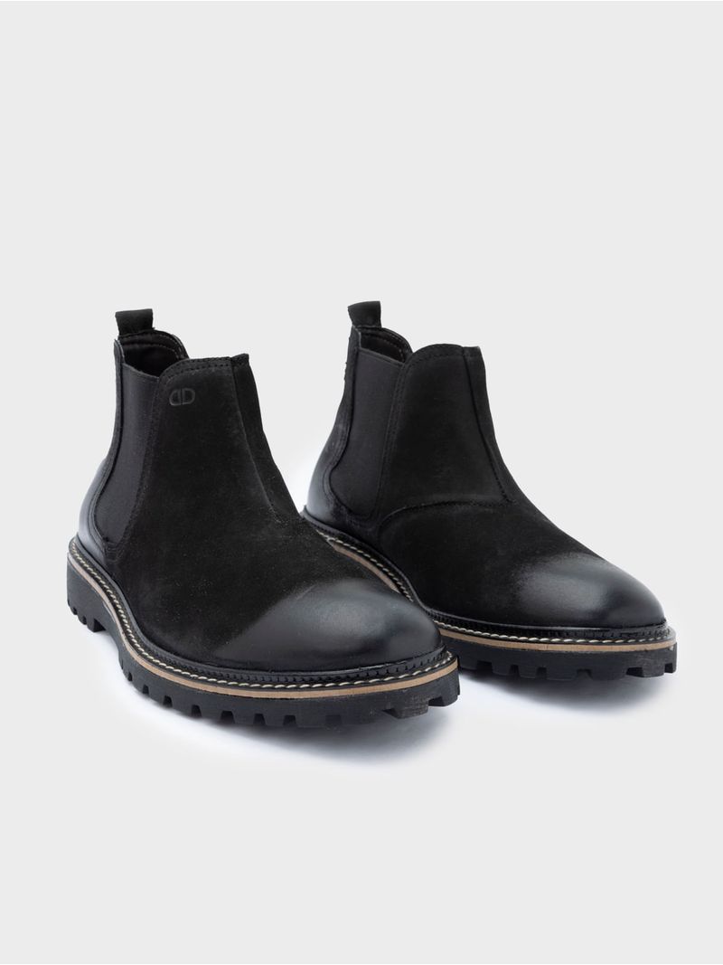 Botas Casuales de Cuero Natural para Hombre 41688