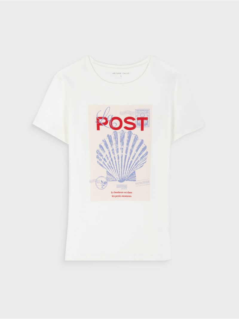 Camiseta Estampada para Mujer 44458