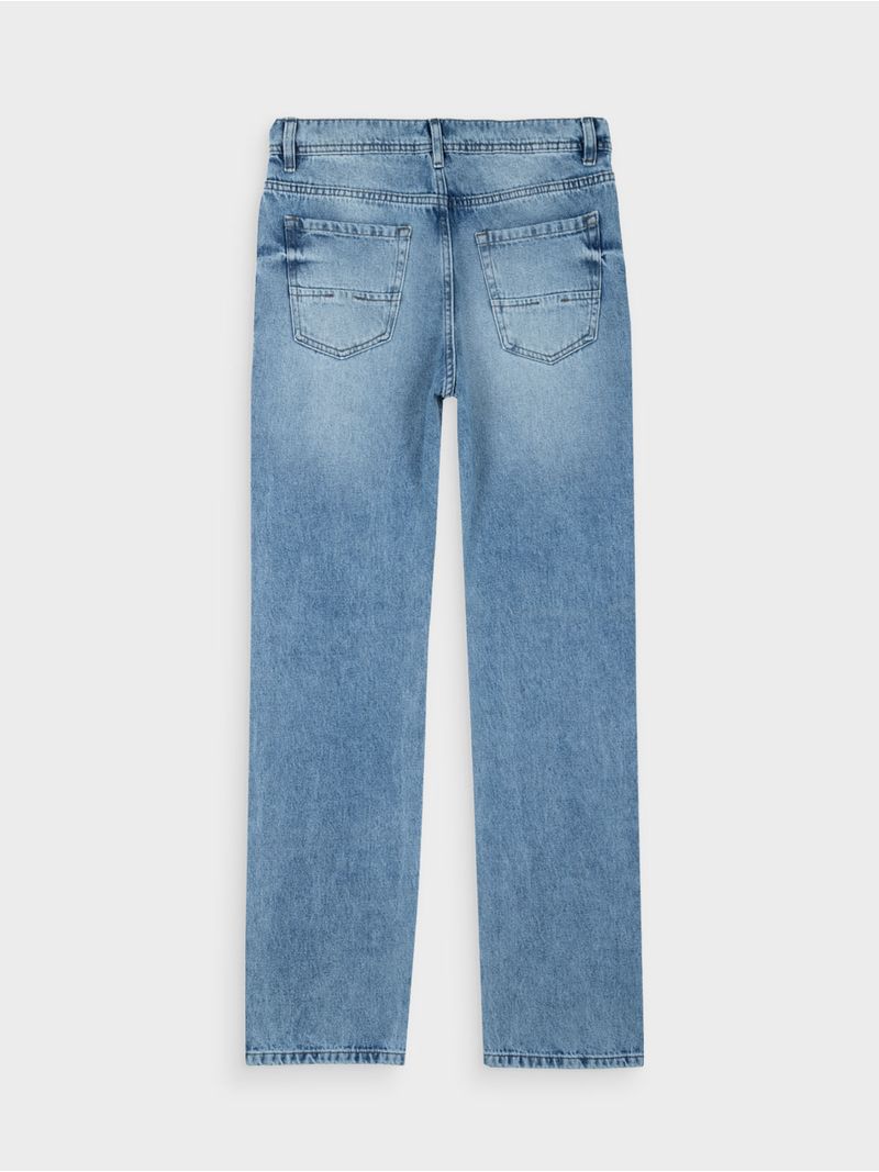 Jean Regular Fit Unicolor para Hombre 13517