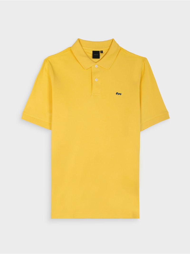 Polo de Algodón con Textura Interlock para Comodidad 44388
