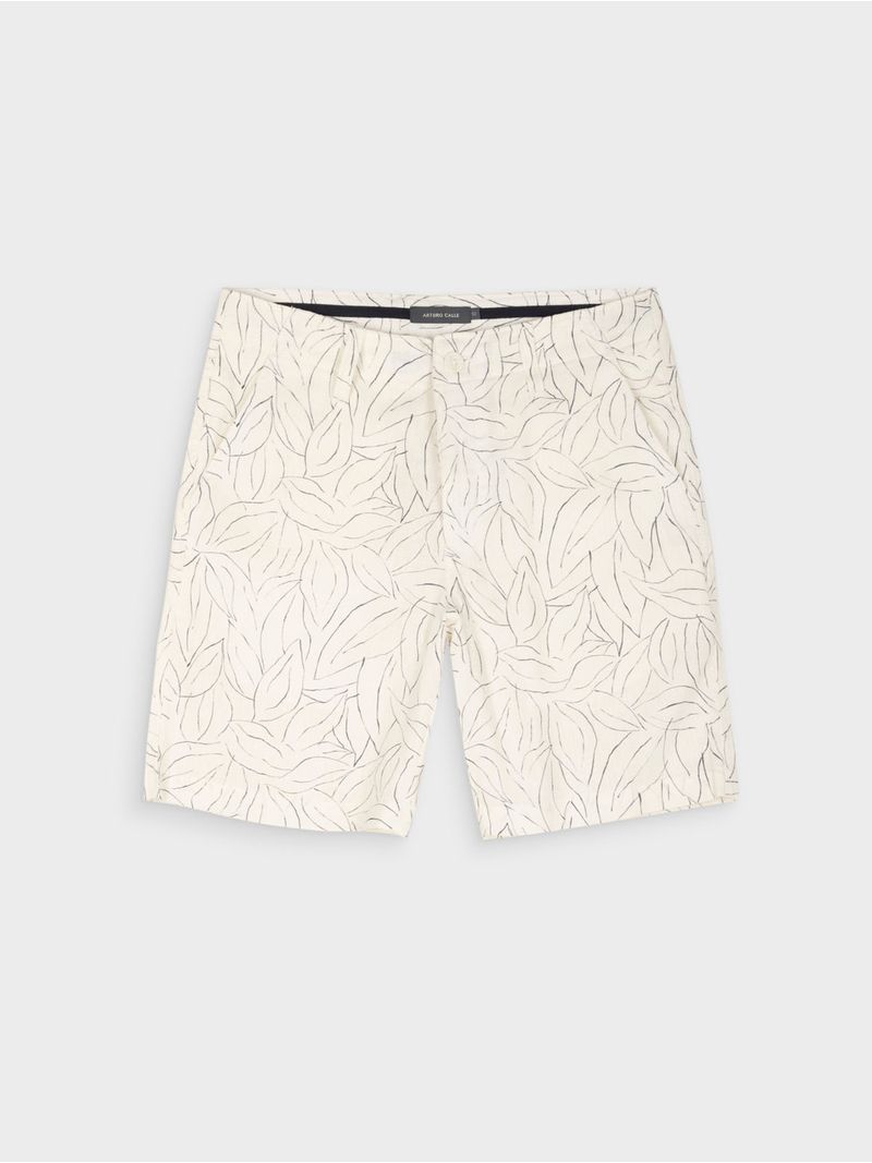 Bermuda Lino Slim Fit para Hombre 43335