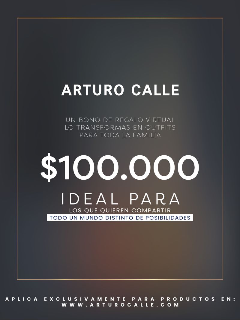 Bono De Regalo Virtual $100.000