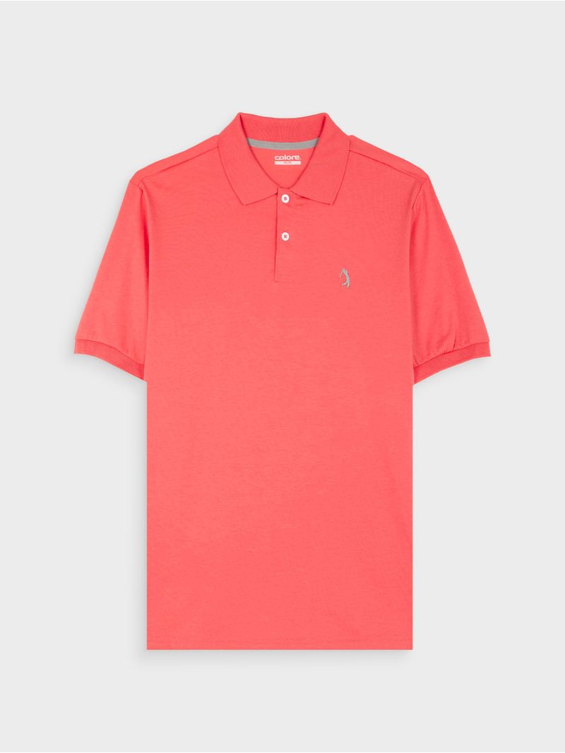 Polo Unicolor Jersey para Hombre 13574