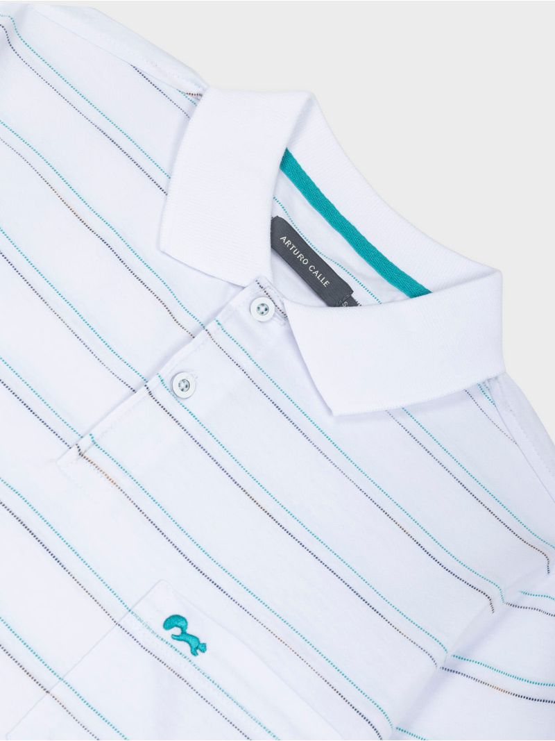 Polo Tejido A Rayas para Hombre 36802