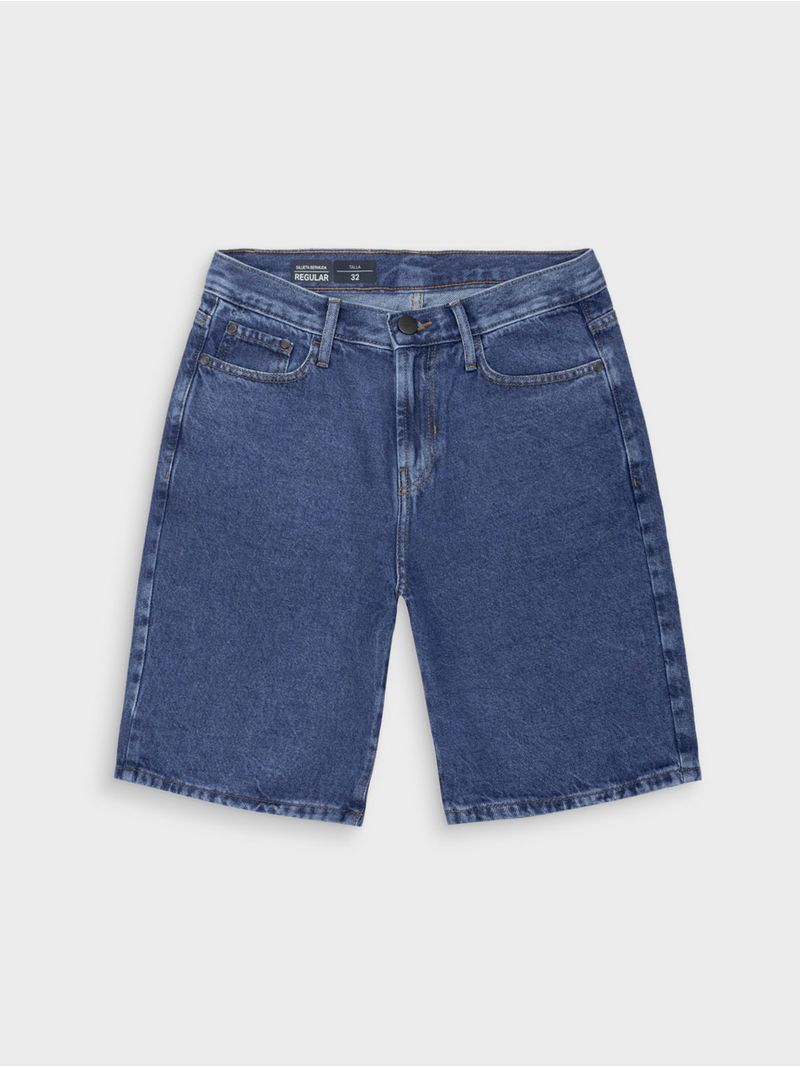 Bermuda en Jean Regular Fit para Hombre 46626