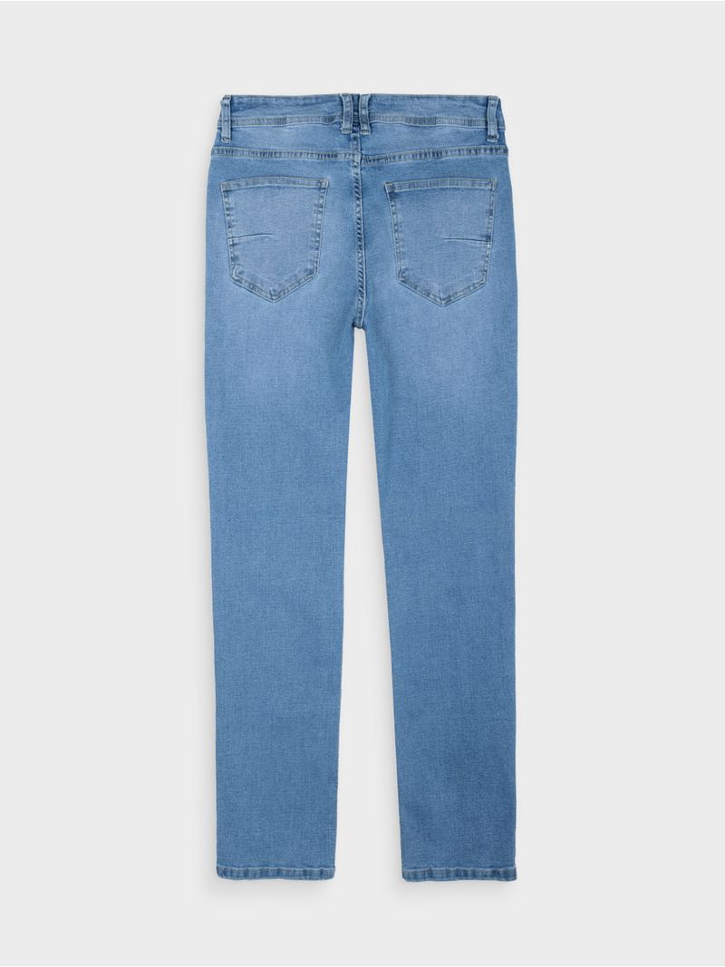 Jean Slim Fit Unicolor para Hombre 13798