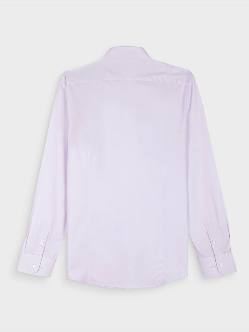 Camisa Regular Fit Elegante con Cuello Ángeles para Hombre 43747