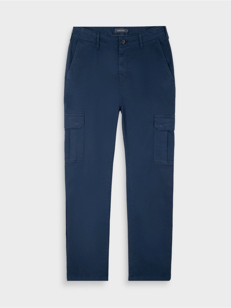 Pantalón Unicolor Regular Fit para Hombre 41270