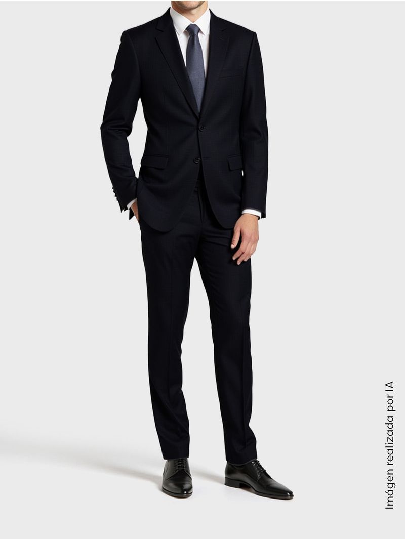 Traje Lana Textura Semi Slim Fit para Hombre 42762