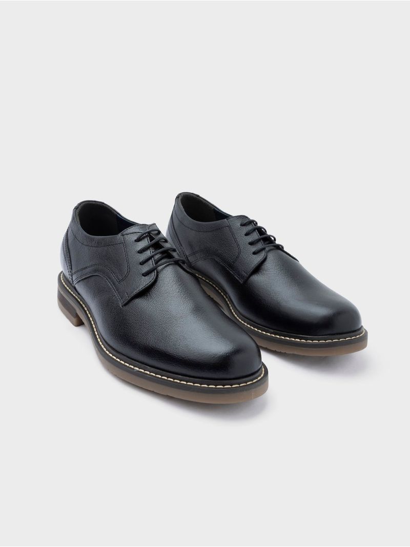 Zapato Casual con Costura en Contraste Alrededor de La Suela Y Suela Robusta 41686