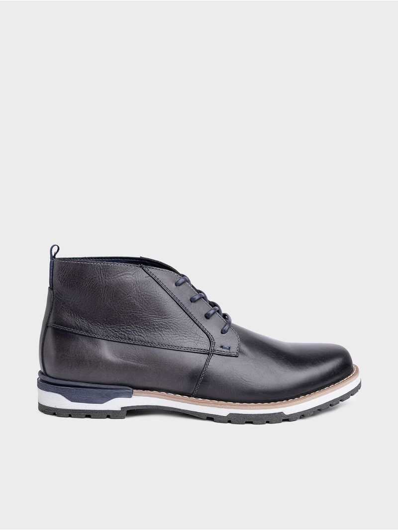 Bota Casual Deportiva con Suela en Contraste y Vintage 36498